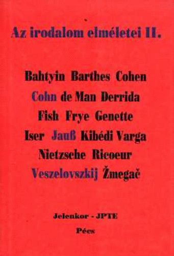Cohn-Jauss-Veszelovszkij - Az irodalom elm�letei II.