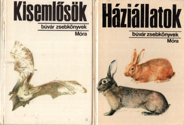Patay László Schmidt Egon - 2 db Búvár zsebkönyvek 1. Háziállatok, 2. Kisemlősök