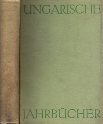 Ungarische Jahrb�cher IX. Band 1929