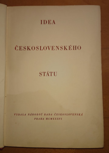 Idea Ceskoslovenského státu
