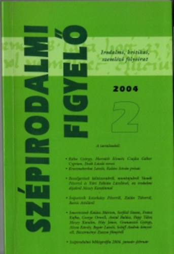 L. Simon Lszl  (Szerk.) - Szpirodalmi figyel 2004/2