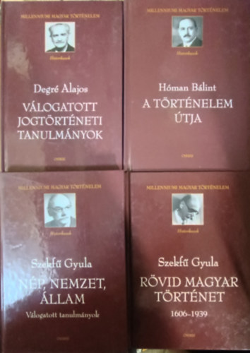 H�man B�lint, Degr� Alajos Szekf� Gyula - Milleniumi magyar t�rt�nelem - Historikusok k�nyvcsomag