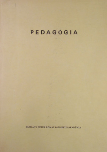 Brückner Ákos - Pedagógia