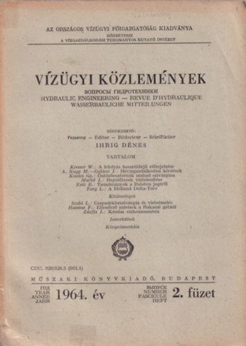 2 db Vzgyi kzlemnyek (1964. v 2. fzet, 1966. v 4.fzet)