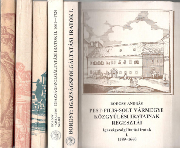 Pest-Pilis-Solt vármegye közgyűlési jegyzőkönyveinek regesztái 1589-1711 I-V.