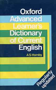 A.S. Hornby - Oxford Advanced Learner's Dictionary of current english