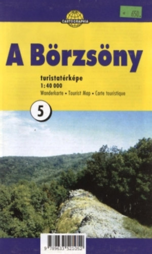 A Brzsny turistatrkpe (1:40 000)