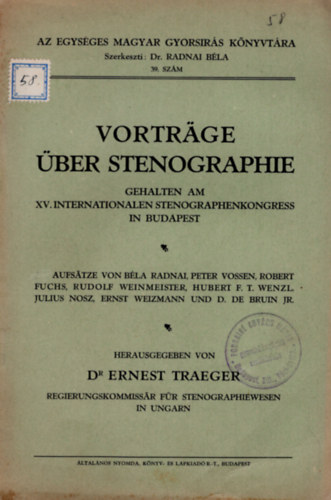 Vortrage ber stenographie