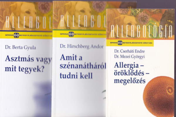 Allergolgia knyvcsomag 3db