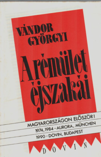 Vndor Gyrgyi - A rmlet jszaki