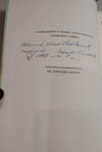 A r�gt�l - a kozmoszig (Pusztaf�ldv�ri k�t�d�s� k�lt�k kisantol�gi�ja) - DEDIK�LT