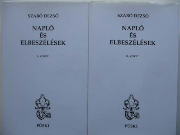 Szab Dezs - Napl s elbeszlsek I-II.