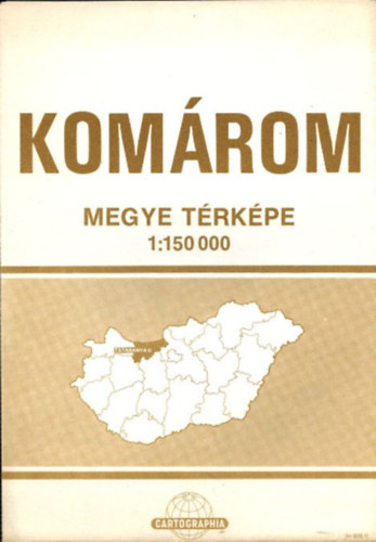 Komrom megye trkpe 1:150 000