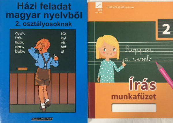 Hzi feladat magyar nyelvbl 2. osztlyosoknak + rs munkafzet 2. (2 ktet)