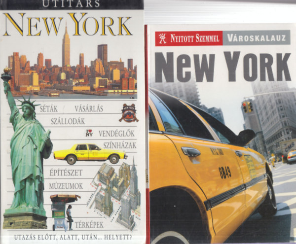 2 db. New York tiknyv (titrs s Nyitott szemmel vroskalauz)
