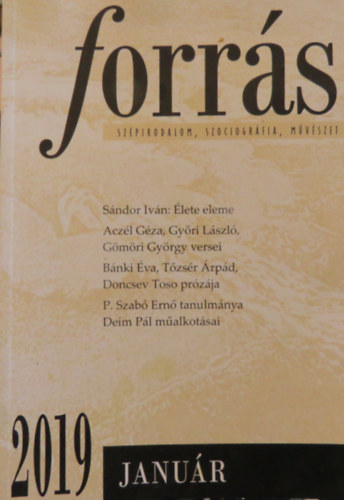 Fzi Lszl  (szerk.) - Forrs 2019. janur 51. vfolyam 2019. 1. szm