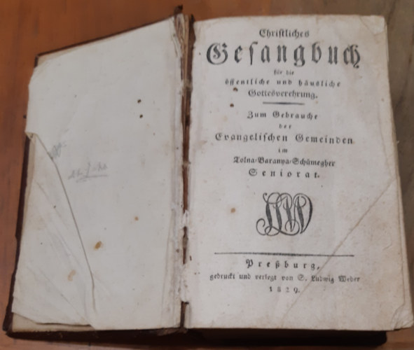Christliches Gesangbuch f�r die �ffentliche und h�usliche Gottesverehrung.