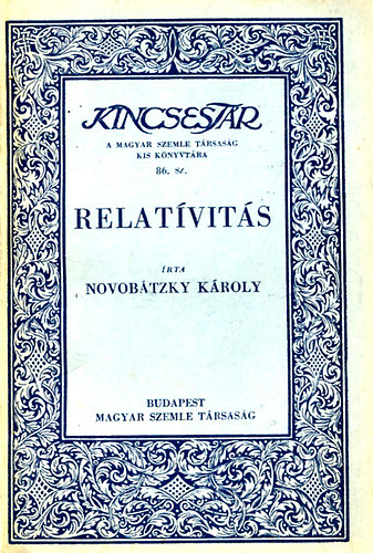 Novob�tzky K�roly - Relat�vit�s