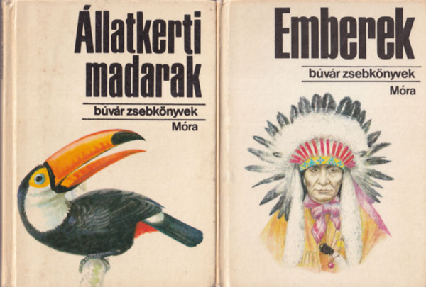 Dr. Vargha Béla, Vargha-Muray, Hankó Ildikó Kalmár Zoltán - 3 db Búvár zsebkönyv: Emberek + Állatkerti madarak + Madarak