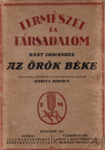 Immanuel Kant - Az rk bke