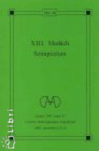 XIII. Madch Szimpzium