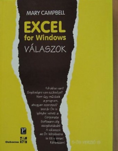 Mary Campbell - Excel for Windows vlaszok