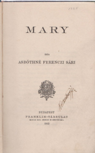 Asb�thn� Ferenczi S�ri - Mary