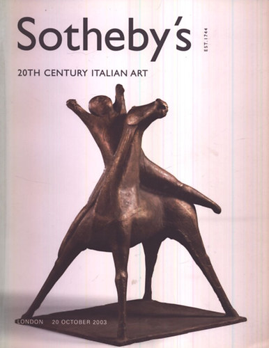 Sotheby's: 20th Century Italian Art (20. october 2003)