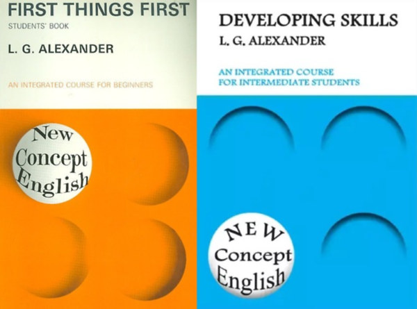 L. G. Alexander - 2 db L. G. Alexander New Concept English angol nyelvk�nyv: First Things First - Students' book + Developing skills -  New Concept English