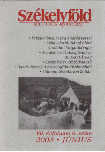 Ferenczes Istvn  (szerk.) - Szkelyfld - kulturlis folyirat - VII.vf. 6. szm. 2003 jnius
