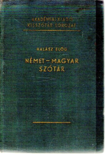 Halsz Eld - Nmet-magyar sztr