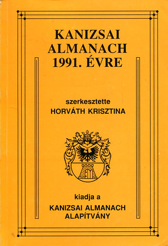 Horvth Krisztina - Kanizsai almanach 1991. vre