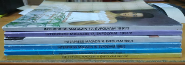 Martos Gábor Ivanics István (főszerk.) - 6 db IPM magazin, szórványszámok