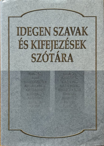 Szalay Knyvkiad - Idegen szavak s kifejezsek sztra