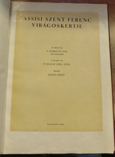 Nincs feltntetve - Assisi Szent Ferenc virgoskertje