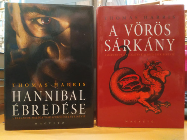Thomas Harris - 2 db Thomas Harris: Hannibal bredse + A vrs srkny