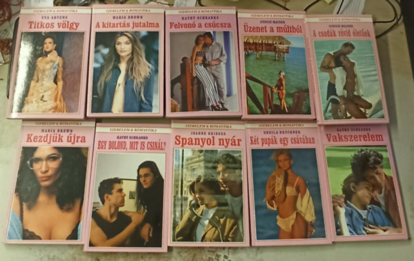 Maria Brown, Kathy Schranko, Syndie Maison, T�bb szerz� Eva Arvens - Szerelem �s romantika 51-60. sz�m (10 db)