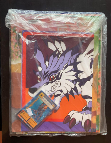 Pokemon - A clom az, hogy j legyek - Sznez + Digital Monsters Digimon Garurumon poszter + Pokemon poszter + Teletabi poszter + 8 darab Digimon krtya egy csomagban