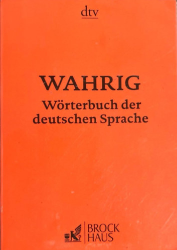 Gerhard Wahrig - dtv-Wrterbuch der deutschen Sprache