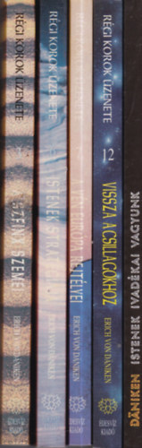 5 db. ezotéria: Istenek ivadékai vagyunk + Vissza a csillagokhoz + A vén Európa rejtélyei + Istenek stratégiája + A Szfinx szemei