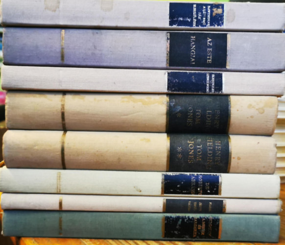 Dino Buzzati, S�lem �l�chem, Henry Fielding, Leonhard Frank, Federico De Roberto, Mihail Bulgakov Nathaniel Hawthorne - Vil�girodalom remekei k�nyvcsomag 8 k�tet