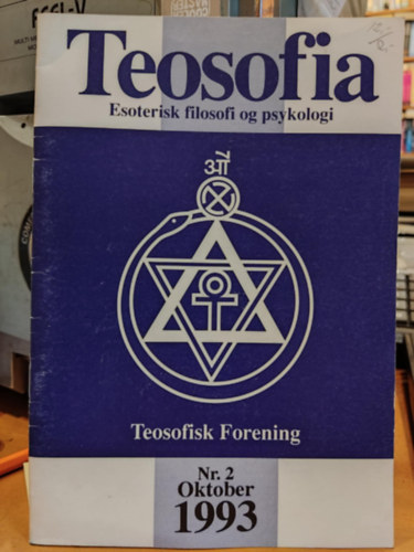 Teosofia - Esoterisk filosofi og psykologi (Teosofisk Forening) Nr. 2 Oktober 1993 (Teozfia - Ezoterikus filozfia s pszicholgia (Teozfiai Trsasg) sz. 1993. oktber 2)