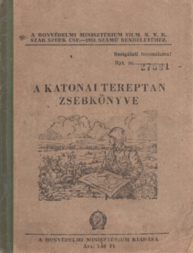 ismeretlen - A katonai tereptan zsebknyve