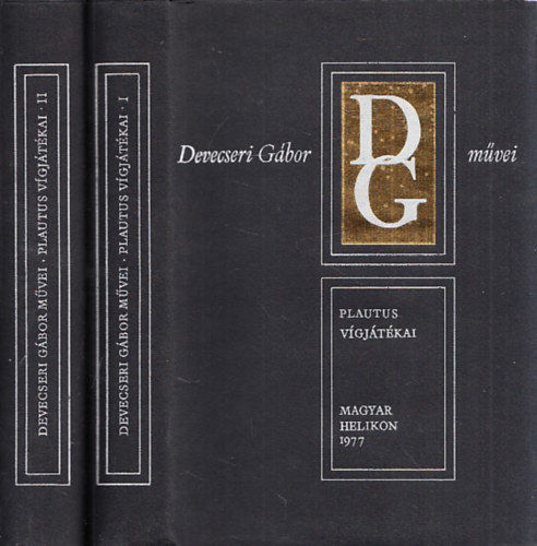 Titus Maccius Plautus - Plautus vígjátékai I-II. (Devecseri Gábor Művei)