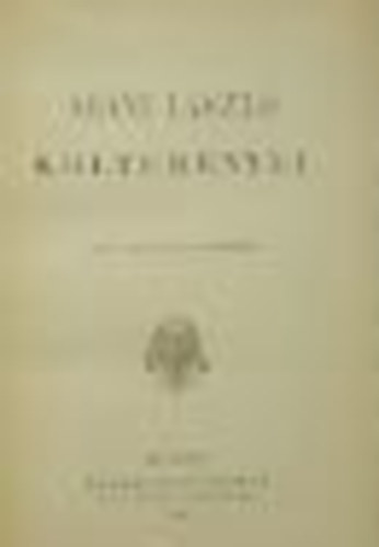 Arany László - Arany László költeményei (I.)