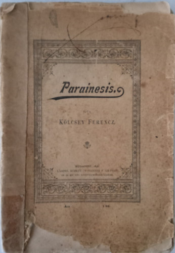 K�lcsey Ferenc - Parainesis