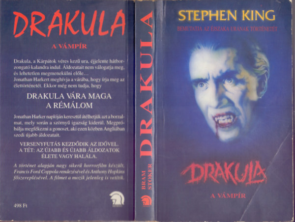 Stephen King bemutatja a horror klasszikusát: Bram Stoker - Drakula, a vámpír (Dracula)