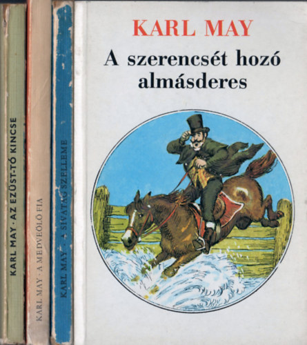 Karl May - Az Ez�st-t� kincse + A medve�l� fia + A sivatag szelleme + A szerencs�t hoz� alm�sderes