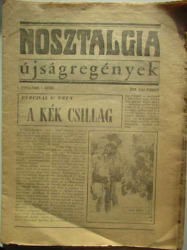 Nosztalgia újságregények 1959 (A kék csillag 1-4 szám)