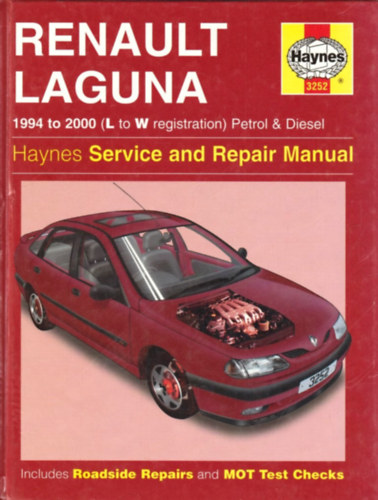 Haynes Service - Renault Laguna 1994 to 2000 Haynes Service and Repair Manual
